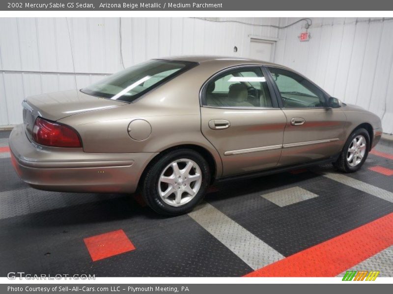 Arizona Beige Metallic / Medium Parchment 2002 Mercury Sable GS Sedan