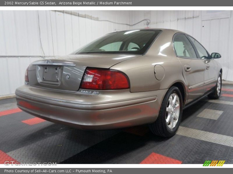 Arizona Beige Metallic / Medium Parchment 2002 Mercury Sable GS Sedan
