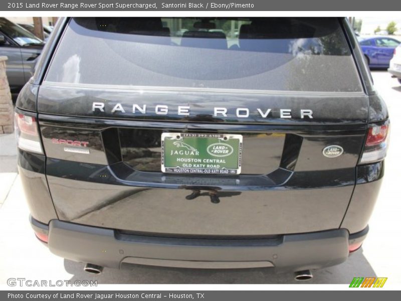 Santorini Black / Ebony/Pimento 2015 Land Rover Range Rover Sport Supercharged