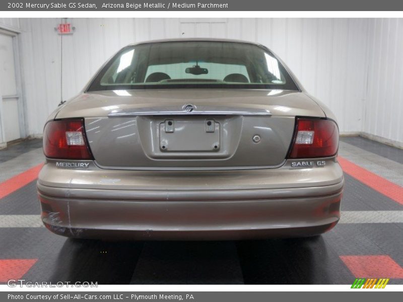 Arizona Beige Metallic / Medium Parchment 2002 Mercury Sable GS Sedan