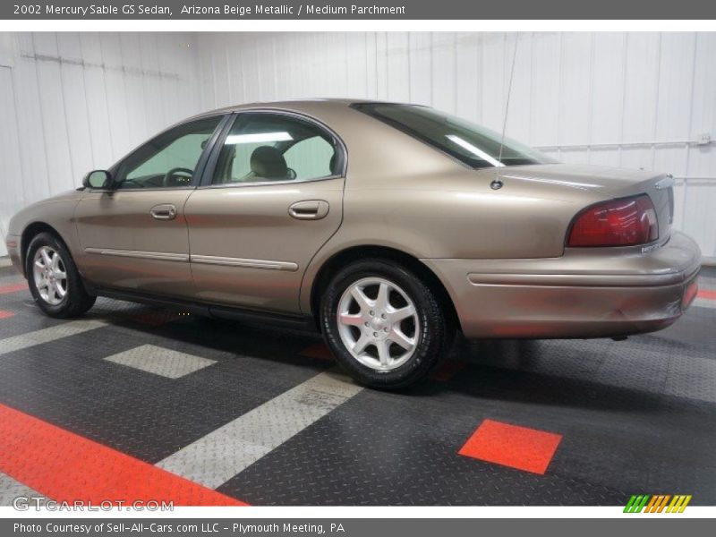 Arizona Beige Metallic / Medium Parchment 2002 Mercury Sable GS Sedan