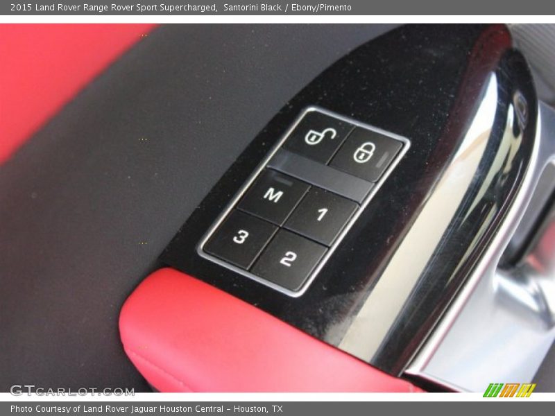 Santorini Black / Ebony/Pimento 2015 Land Rover Range Rover Sport Supercharged
