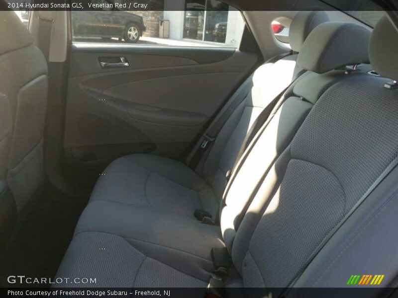 Venetian Red / Gray 2014 Hyundai Sonata GLS