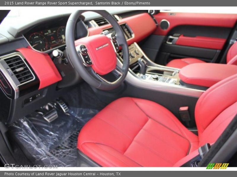 Santorini Black / Ebony/Pimento 2015 Land Rover Range Rover Sport Supercharged
