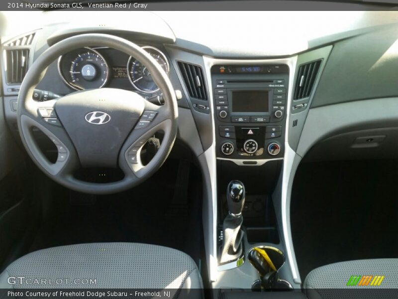 Venetian Red / Gray 2014 Hyundai Sonata GLS