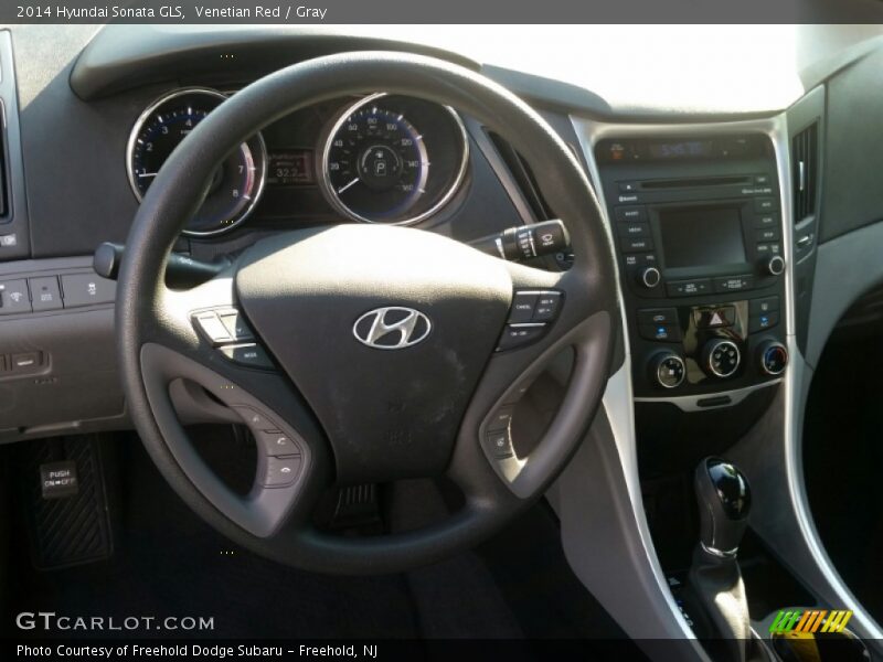 Venetian Red / Gray 2014 Hyundai Sonata GLS