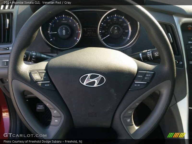 Venetian Red / Gray 2014 Hyundai Sonata GLS