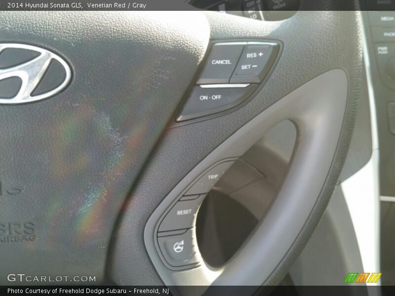 Venetian Red / Gray 2014 Hyundai Sonata GLS