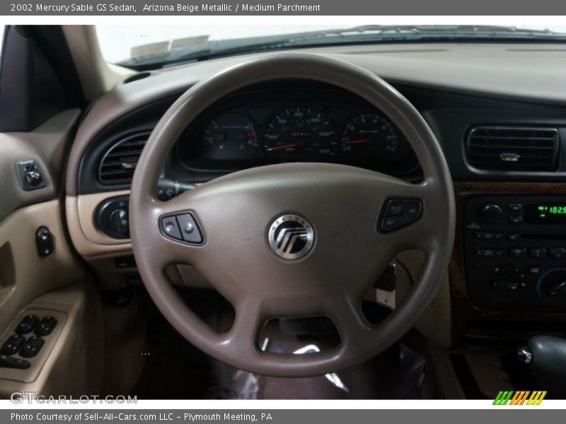 Arizona Beige Metallic / Medium Parchment 2002 Mercury Sable GS Sedan