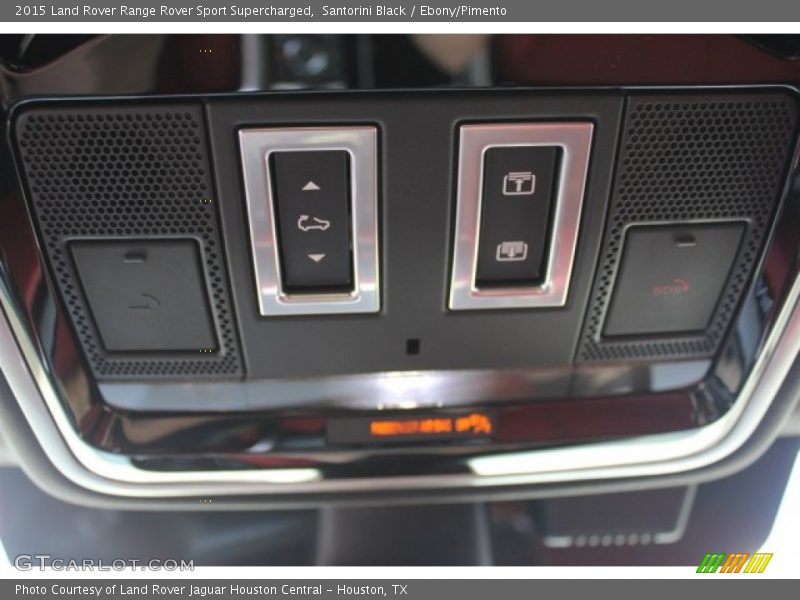 Santorini Black / Ebony/Pimento 2015 Land Rover Range Rover Sport Supercharged
