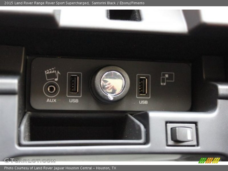 Santorini Black / Ebony/Pimento 2015 Land Rover Range Rover Sport Supercharged