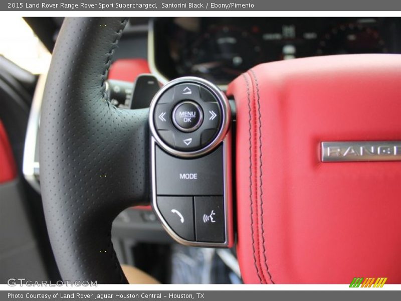 Santorini Black / Ebony/Pimento 2015 Land Rover Range Rover Sport Supercharged