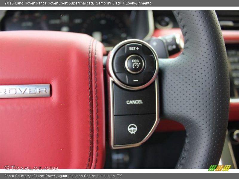 Santorini Black / Ebony/Pimento 2015 Land Rover Range Rover Sport Supercharged