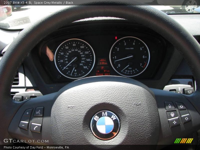 Space Grey Metallic / Black 2007 BMW X5 4.8i