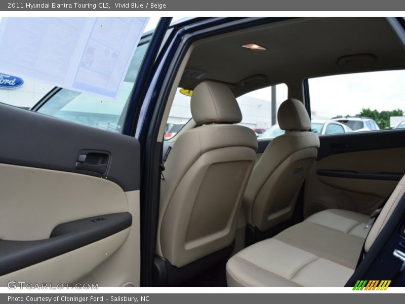 Vivid Blue / Beige 2011 Hyundai Elantra Touring GLS