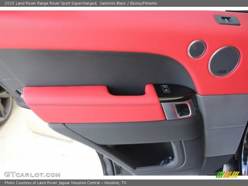 Santorini Black / Ebony/Pimento 2015 Land Rover Range Rover Sport Supercharged