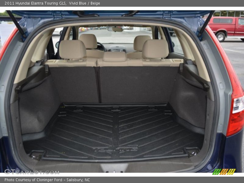 Vivid Blue / Beige 2011 Hyundai Elantra Touring GLS