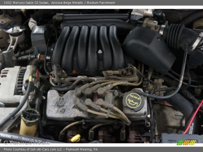 Arizona Beige Metallic / Medium Parchment 2002 Mercury Sable GS Sedan