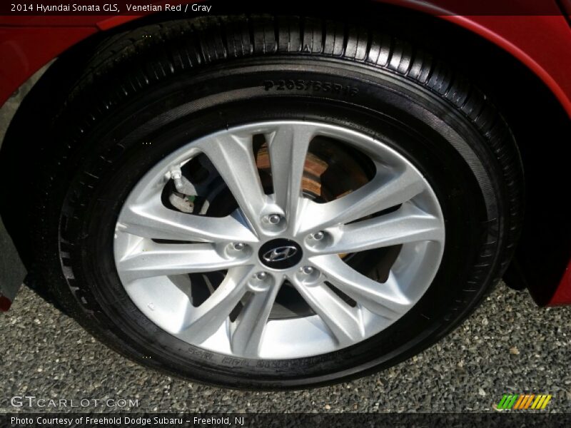 Venetian Red / Gray 2014 Hyundai Sonata GLS