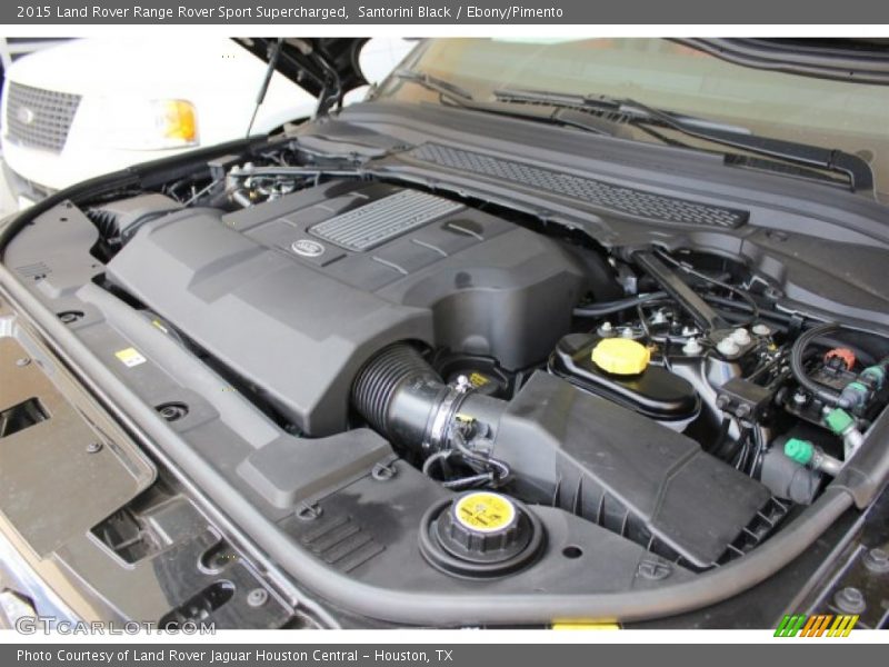 Santorini Black / Ebony/Pimento 2015 Land Rover Range Rover Sport Supercharged