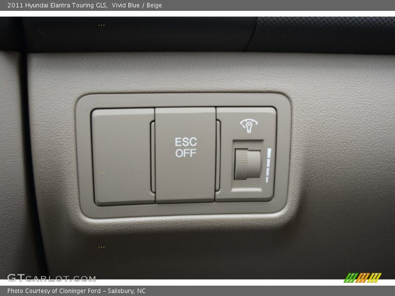 Vivid Blue / Beige 2011 Hyundai Elantra Touring GLS