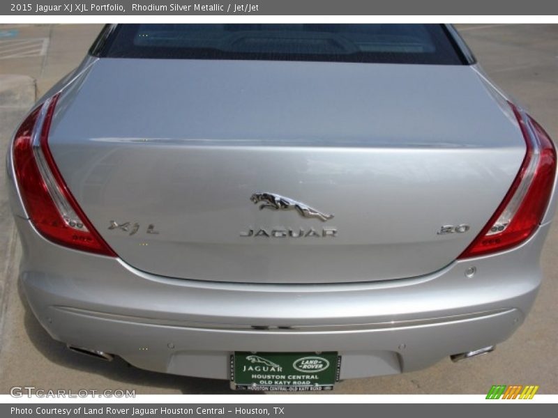 Rhodium Silver Metallic / Jet/Jet 2015 Jaguar XJ XJL Portfolio