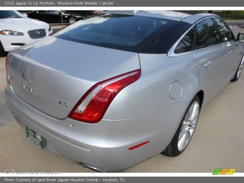 Rhodium Silver Metallic / Jet/Jet 2015 Jaguar XJ XJL Portfolio