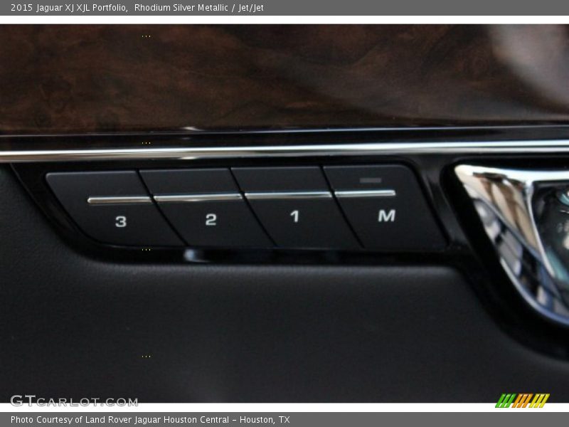 Rhodium Silver Metallic / Jet/Jet 2015 Jaguar XJ XJL Portfolio