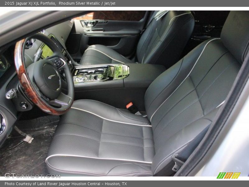 Rhodium Silver Metallic / Jet/Jet 2015 Jaguar XJ XJL Portfolio