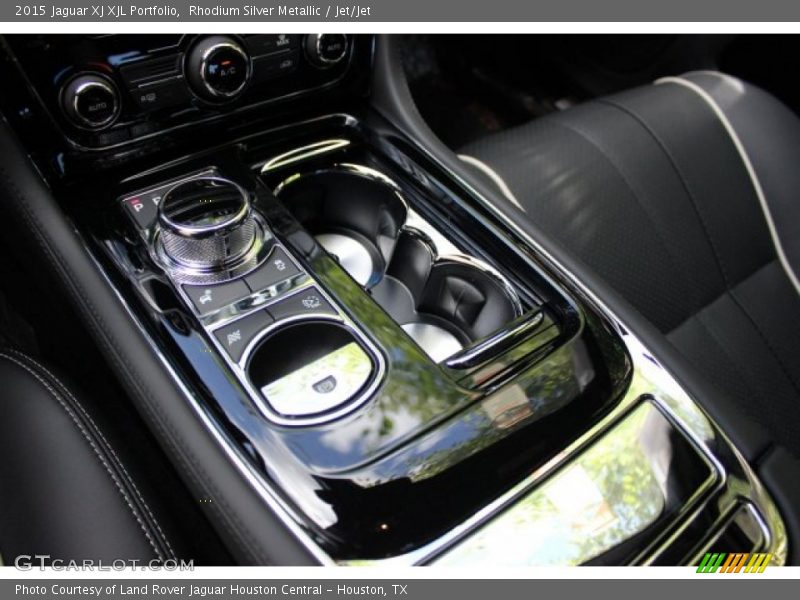 Rhodium Silver Metallic / Jet/Jet 2015 Jaguar XJ XJL Portfolio