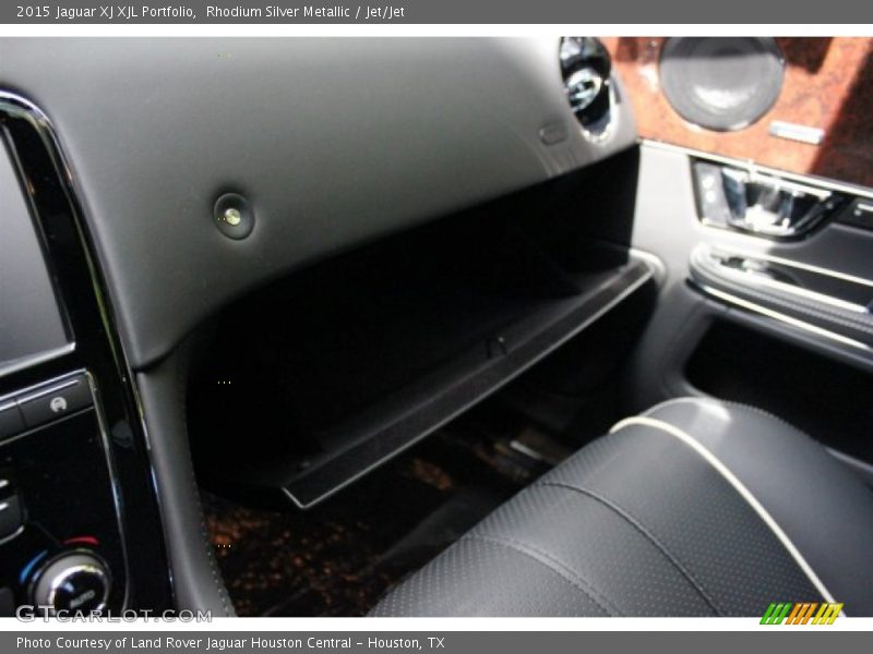 Rhodium Silver Metallic / Jet/Jet 2015 Jaguar XJ XJL Portfolio