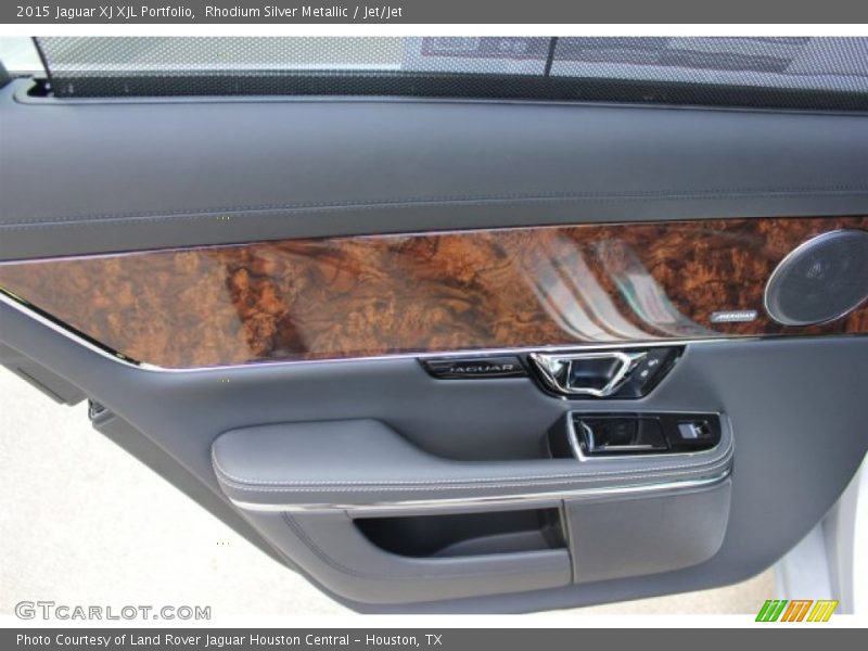 Rhodium Silver Metallic / Jet/Jet 2015 Jaguar XJ XJL Portfolio