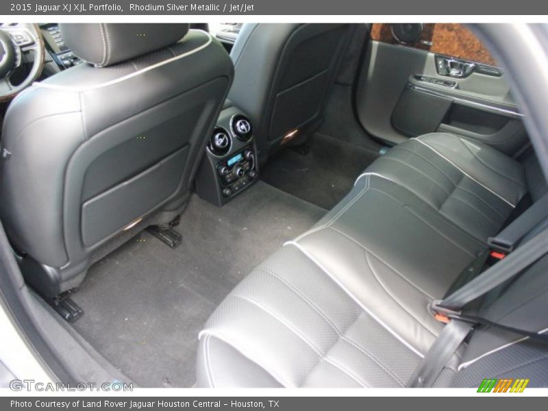 Rhodium Silver Metallic / Jet/Jet 2015 Jaguar XJ XJL Portfolio