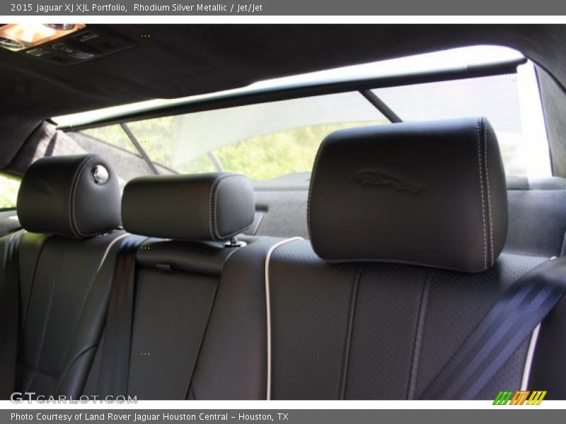 Rhodium Silver Metallic / Jet/Jet 2015 Jaguar XJ XJL Portfolio