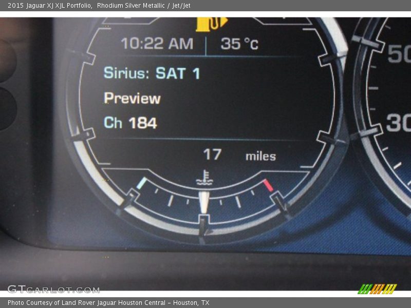 Rhodium Silver Metallic / Jet/Jet 2015 Jaguar XJ XJL Portfolio