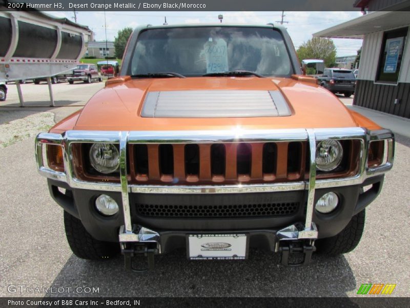 Desert Orange Metallic / Ebony Black/Morocco 2007 Hummer H3