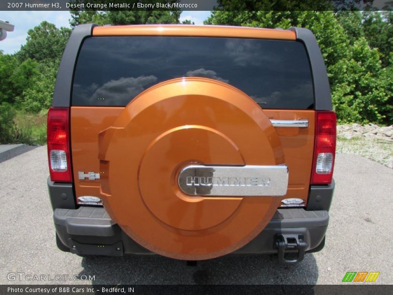 Desert Orange Metallic / Ebony Black/Morocco 2007 Hummer H3