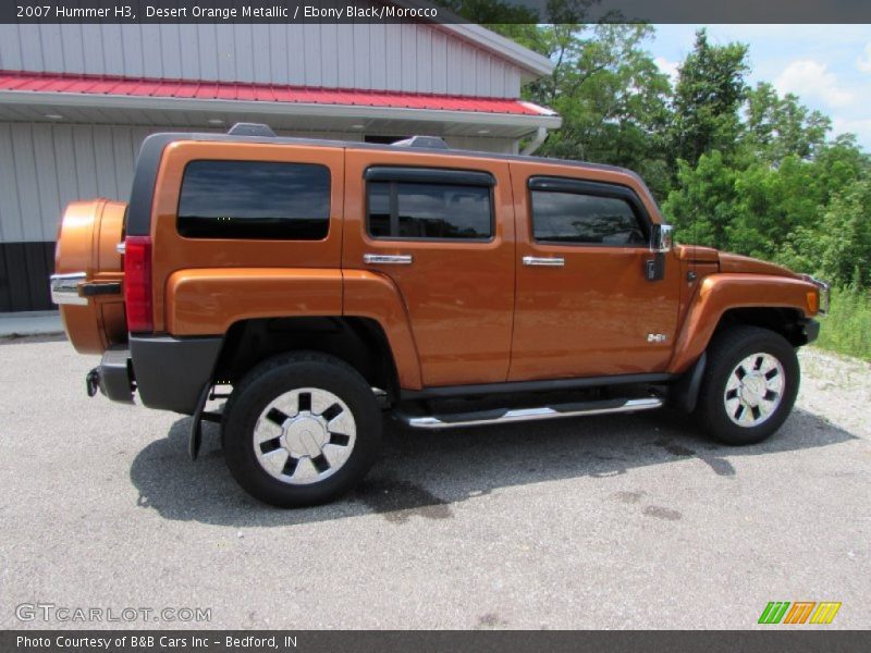 Desert Orange Metallic / Ebony Black/Morocco 2007 Hummer H3