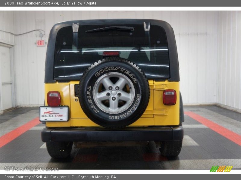 Solar Yellow / Agate 2000 Jeep Wrangler Sport 4x4