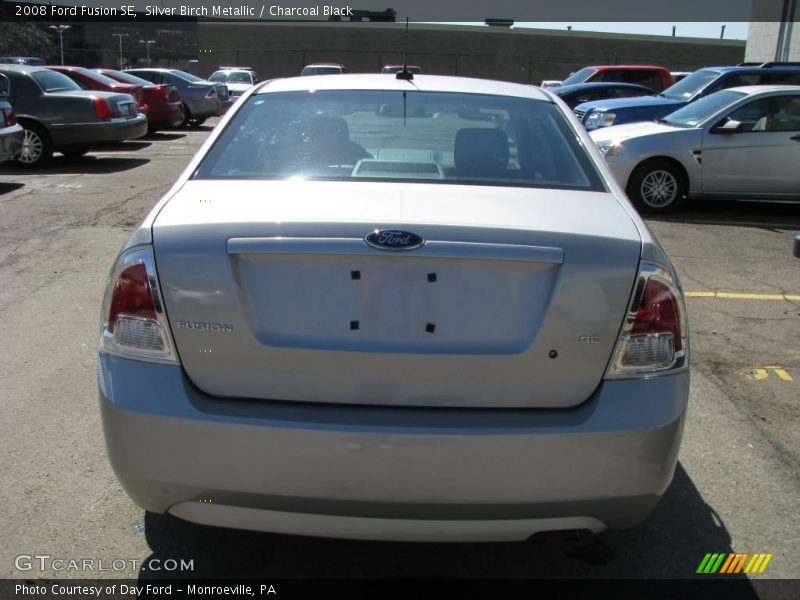 Silver Birch Metallic / Charcoal Black 2008 Ford Fusion SE