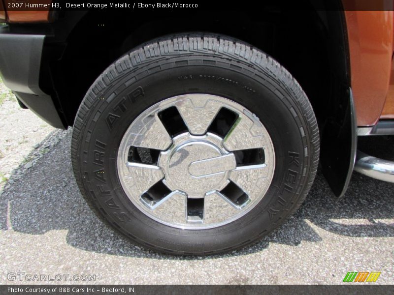 Desert Orange Metallic / Ebony Black/Morocco 2007 Hummer H3