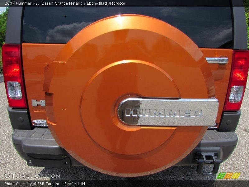 Desert Orange Metallic / Ebony Black/Morocco 2007 Hummer H3