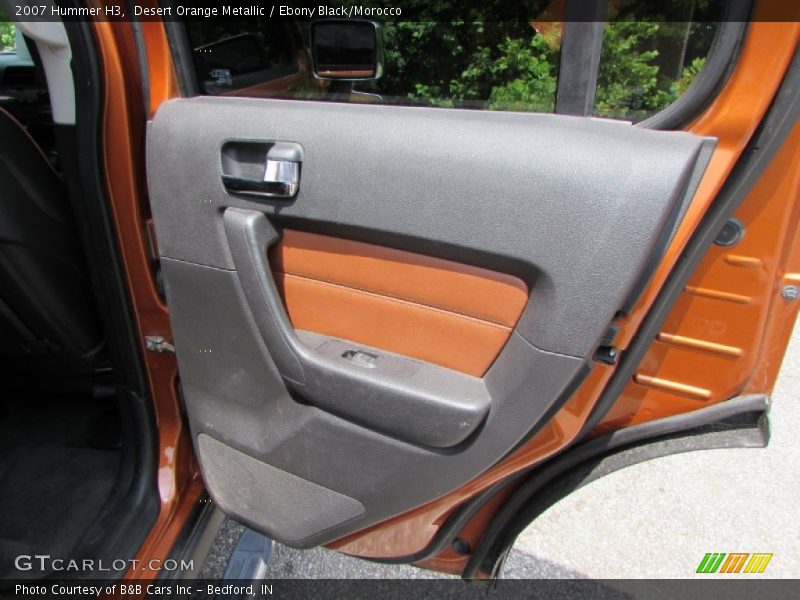 Desert Orange Metallic / Ebony Black/Morocco 2007 Hummer H3