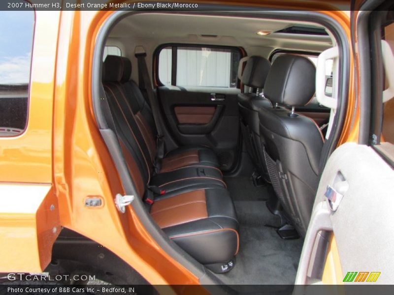 Desert Orange Metallic / Ebony Black/Morocco 2007 Hummer H3