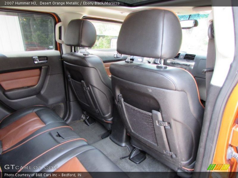 Desert Orange Metallic / Ebony Black/Morocco 2007 Hummer H3