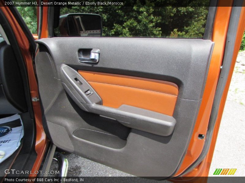 Desert Orange Metallic / Ebony Black/Morocco 2007 Hummer H3