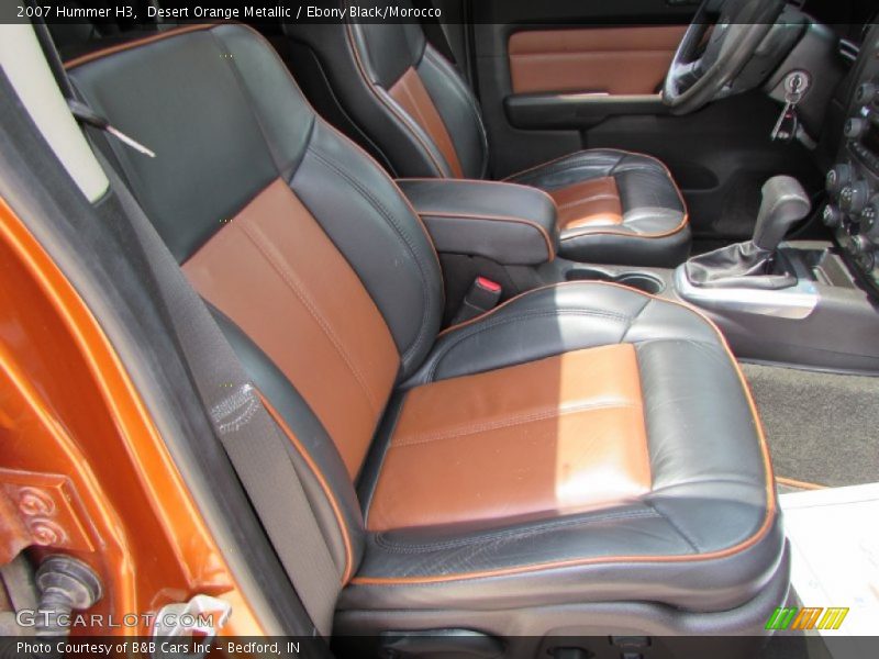 Desert Orange Metallic / Ebony Black/Morocco 2007 Hummer H3