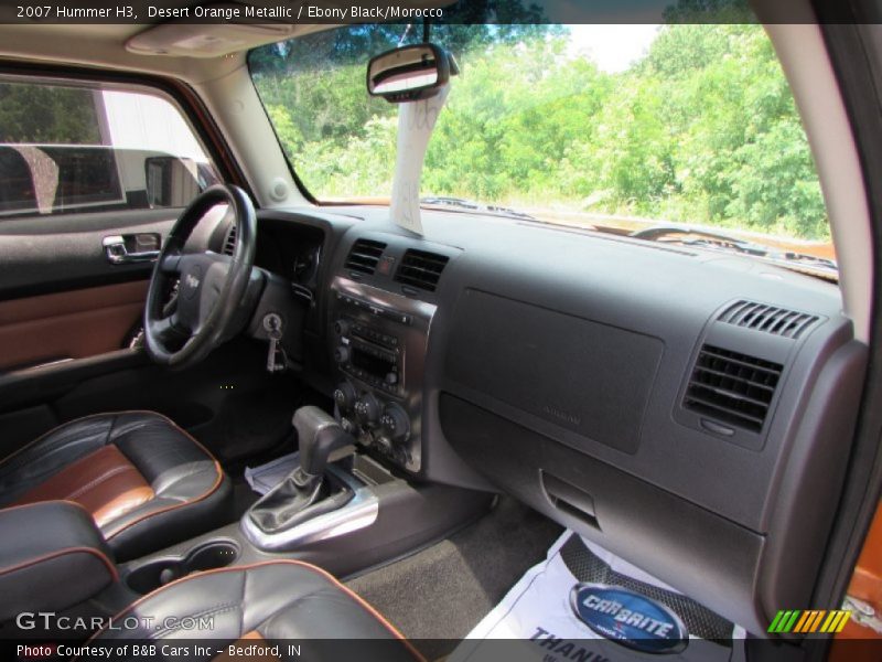 Desert Orange Metallic / Ebony Black/Morocco 2007 Hummer H3