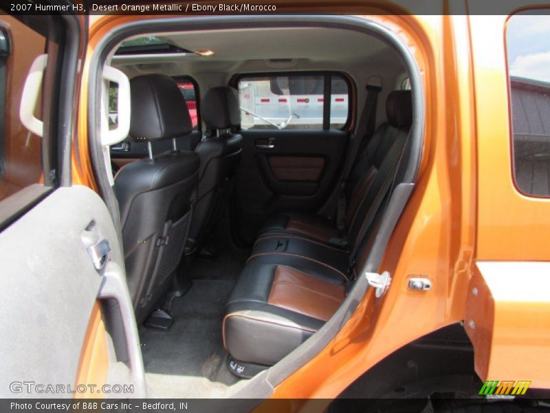 Desert Orange Metallic / Ebony Black/Morocco 2007 Hummer H3