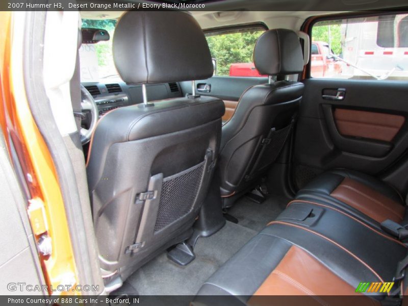 Desert Orange Metallic / Ebony Black/Morocco 2007 Hummer H3